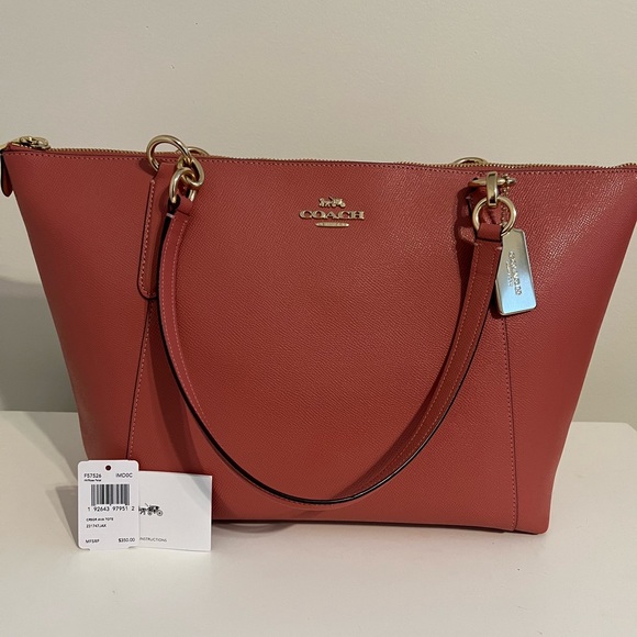 Coach Handbags - Coach Ava tote in Rose Petal with gold hardware